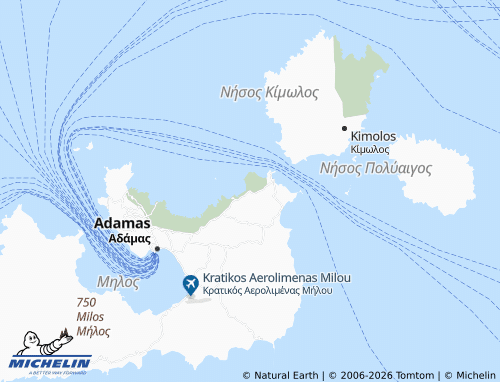 Carte MICHELIN Fylakopi - ViaMichelin