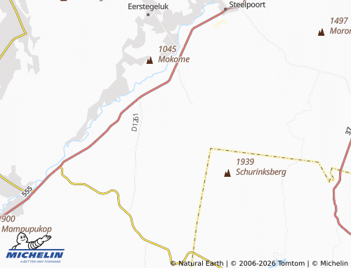 MICHELIN-Landkarte Dithamaga Trust - ViaMichelin