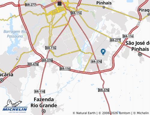 Mappa MICHELIN Alto Boqueirão - ViaMichelin