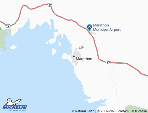 MICHELIN Marathon map - ViaMichelin