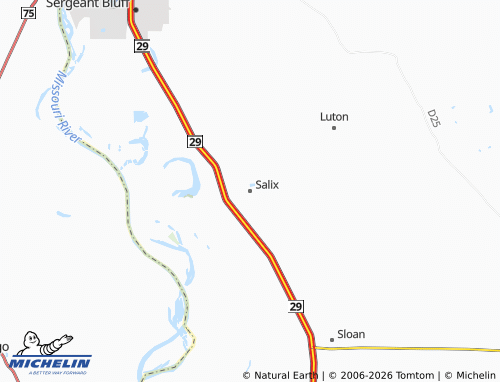 Mapa MICHELIN Salix - ViaMichelin