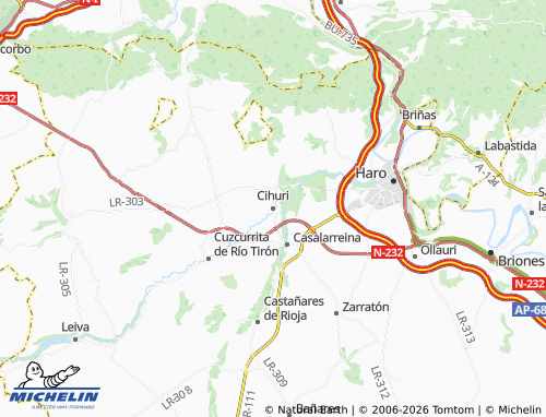 Mapa MICHELIN Cihuri - ViaMichelin