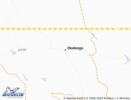 MICHELIN Okalongo map - ViaMichelin