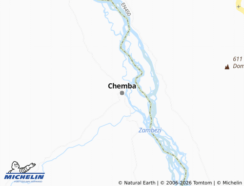 Mapa MICHELIN Chemba - ViaMichelin