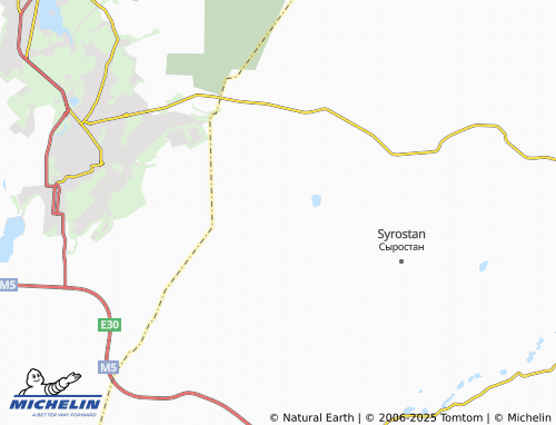 MICHELIN Khrebet map - ViaMichelin