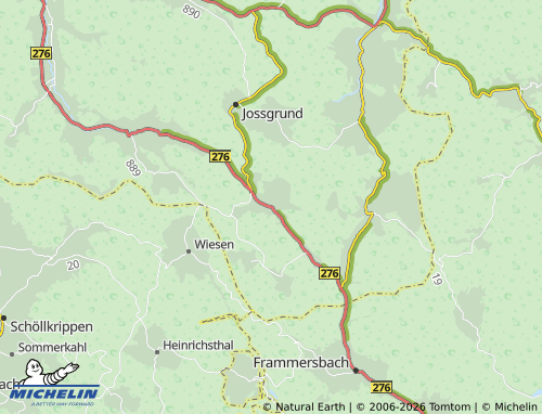 Mapa MICHELIN Flörsbachtal - ViaMichelin