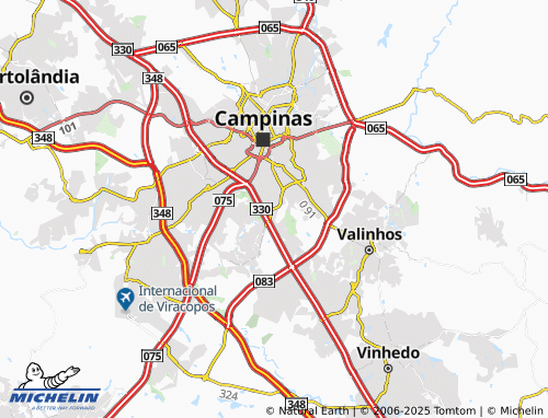 MICHELIN Vila Campos Sales map - ViaMichelin