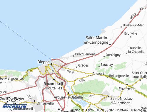 Mapa MICHELIN Bracquemont - ViaMichelin