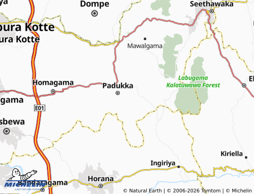 Mappa MICHELIN Arukwatta South - ViaMichelin
