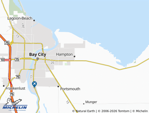 Mappa MICHELIN Hampton - ViaMichelin