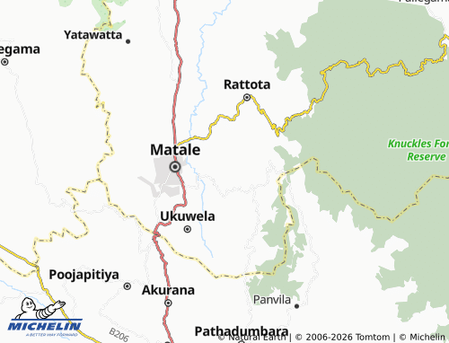 Mappa MICHELIN Muwandeniya - ViaMichelin