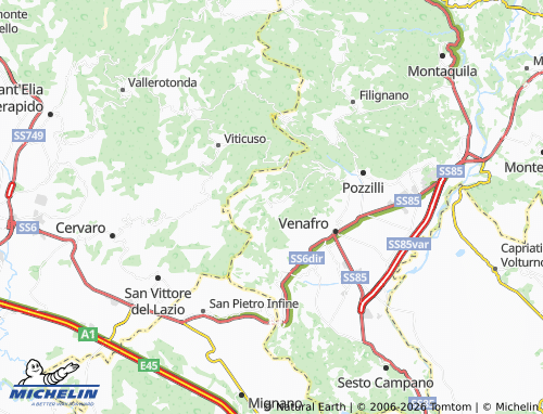 MICHELIN Conca Casale map - ViaMichelin