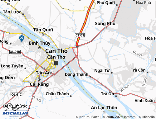 Mapa MICHELIN Đông Bình - ViaMichelin