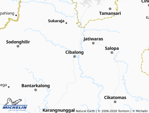 MICHELIN-Landkarte Cibalong - ViaMichelin