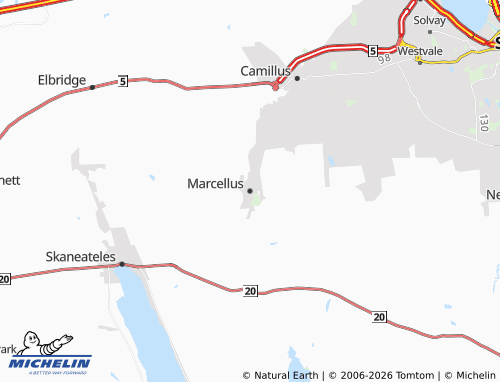 Mappa MICHELIN Marcellus - ViaMichelin