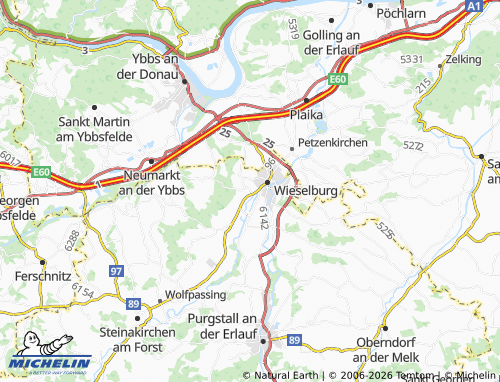 MICHELIN Weinzierl map - ViaMichelin