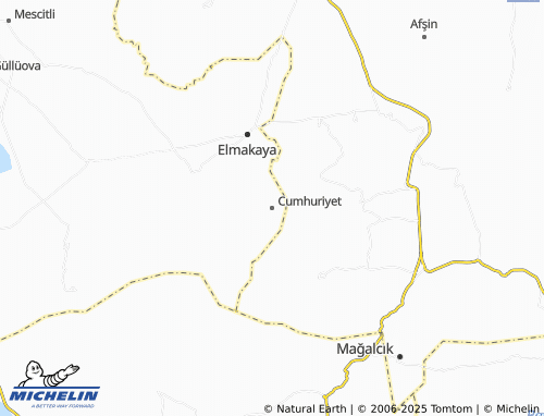MICHELIN Cumhuriyet map - ViaMichelin