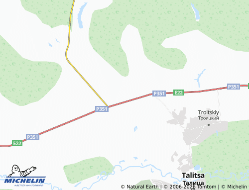 MICHELIN-Landkarte Gorbunovskoye - ViaMichelin
