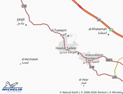 Mappa MICHELIN al-Shifa - ViaMichelin