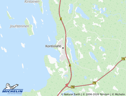 MICHELIN Kontiolahti map - ViaMichelin