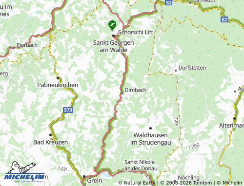 MICHELIN-Landkarte Dimbach - ViaMichelin