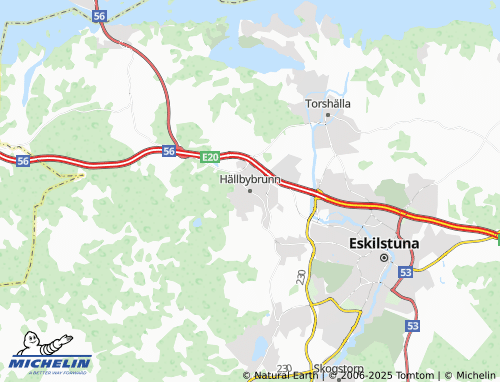 MICHELIN-Landkarte Hällbybrunn - ViaMichelin