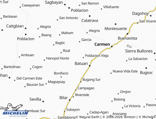 MICHELIN Quirino map - ViaMichelin