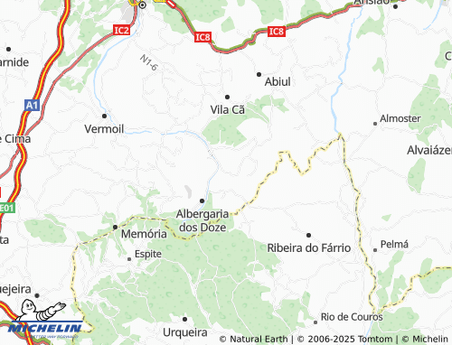 MICHELIN Gaia de Cima map - ViaMichelin
