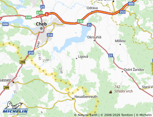 Mappa MICHELIN Lipová - ViaMichelin