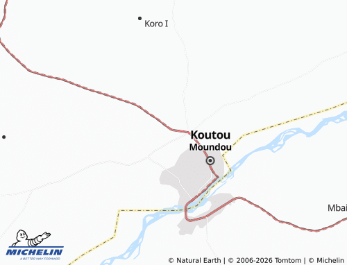 Carte MICHELIN Koutou Bétar - ViaMichelin
