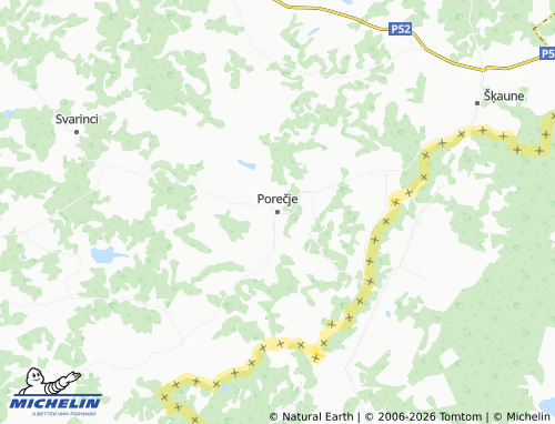 Mapa MICHELIN Porečje - ViaMichelin