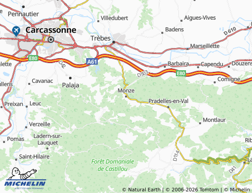 MICHELIN Monze map - ViaMichelin