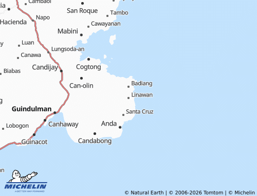 MICHELIN Linawan map - ViaMichelin
