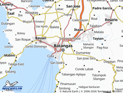 Mappa MICHELIN Alangilan - ViaMichelin