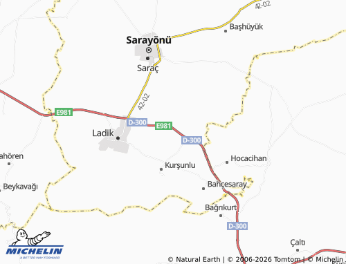 MICHELIN Ertuğrul map - ViaMichelin