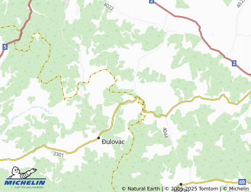 MICHELIN Mala Klisa map - ViaMichelin