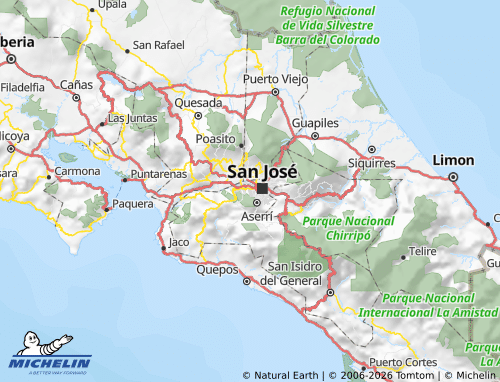 Mapa MICHELIN Escazú - ViaMichelin