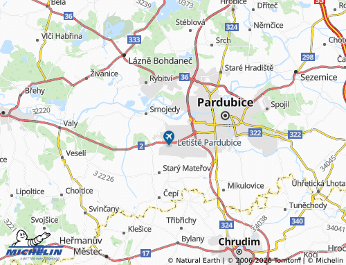 Mappa MICHELIN Pardubice VI - ViaMichelin