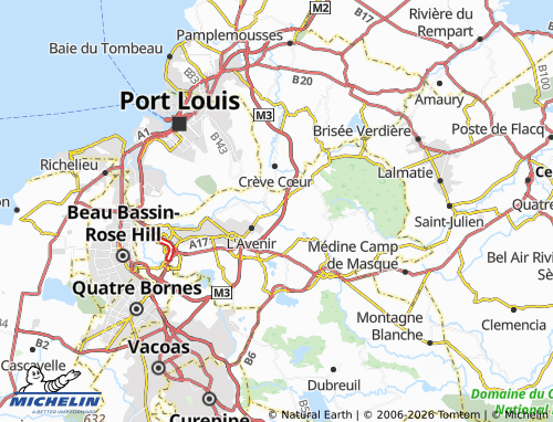 MICHELIN Beau Bois map - ViaMichelin