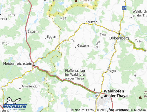 Carte MICHELIN Kleinzwettl - ViaMichelin