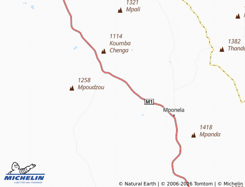 MICHELIN Mwancheka map - ViaMichelin