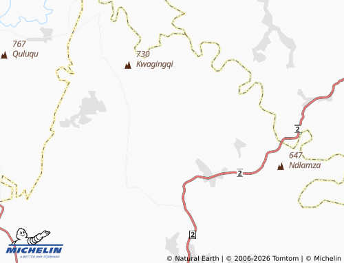 MICHELIN-Landkarte Mhuku - ViaMichelin