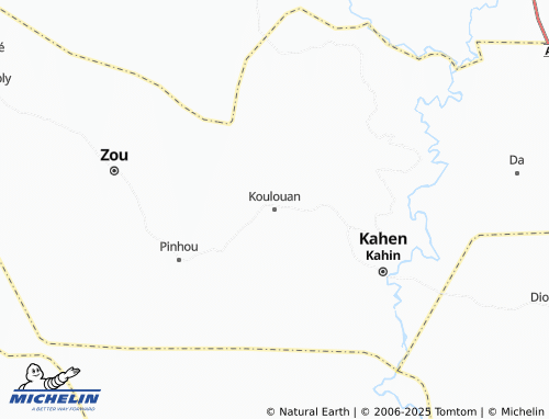 MICHELIN Koulouan map - ViaMichelin