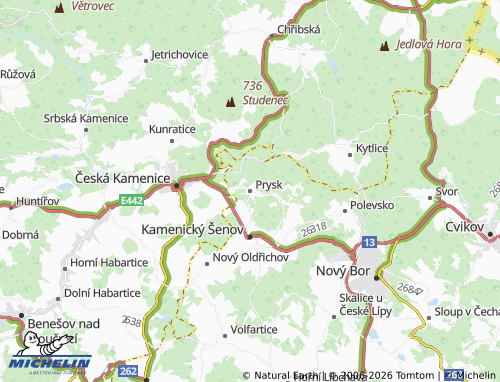 Mappa MICHELIN Prysk - ViaMichelin