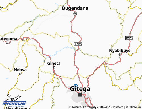 Mappa MICHELIN Rutongati - ViaMichelin