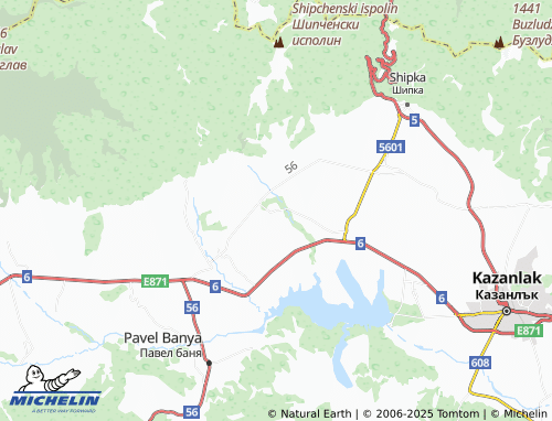 MICHELIN Golyamo Dryanovo map - ViaMichelin