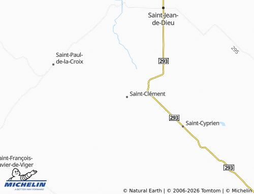 MICHELIN Saint-Clément map - ViaMichelin