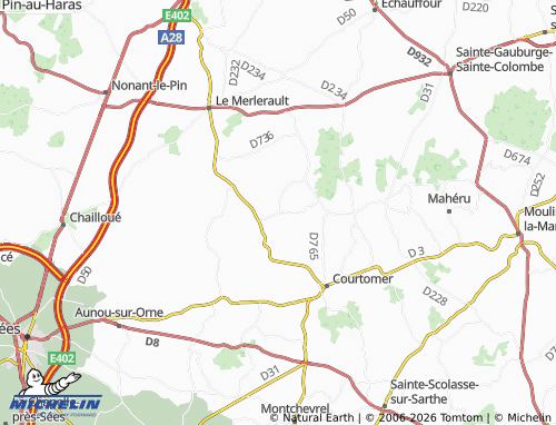 MICHELIN Brullemail map - ViaMichelin