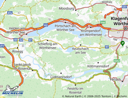 MICHELIN Plescherken map - ViaMichelin