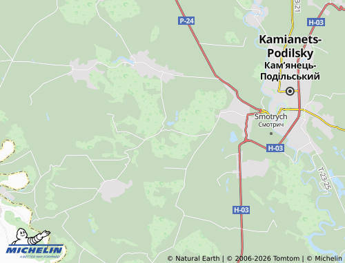 MICHELIN Surzha map - ViaMichelin
